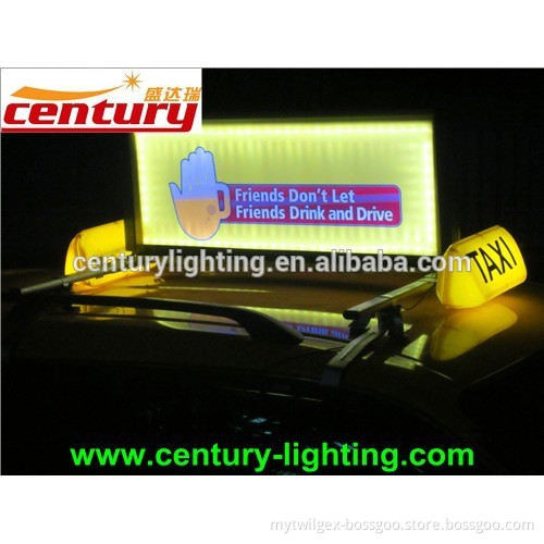 led taxi top light